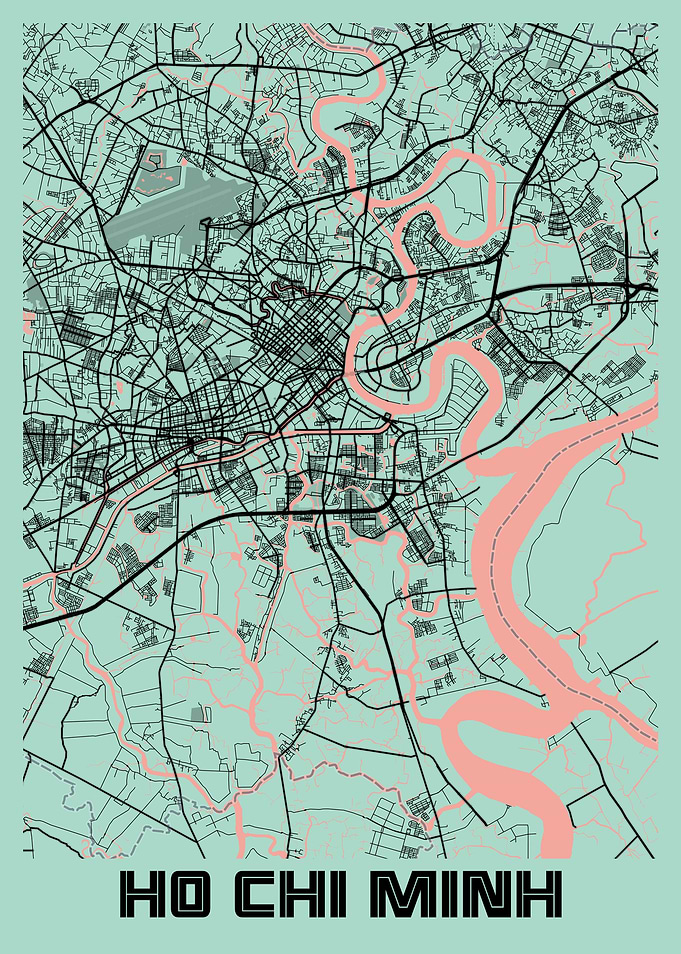 Ho Chi Minh Peony City Map