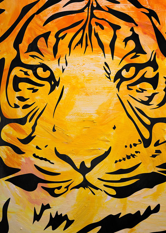 Yellow Tiger Paint