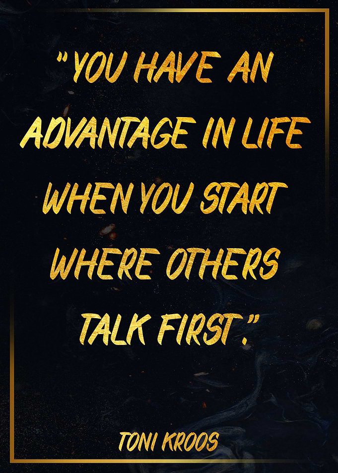 TONI KROOS Golden Quote
