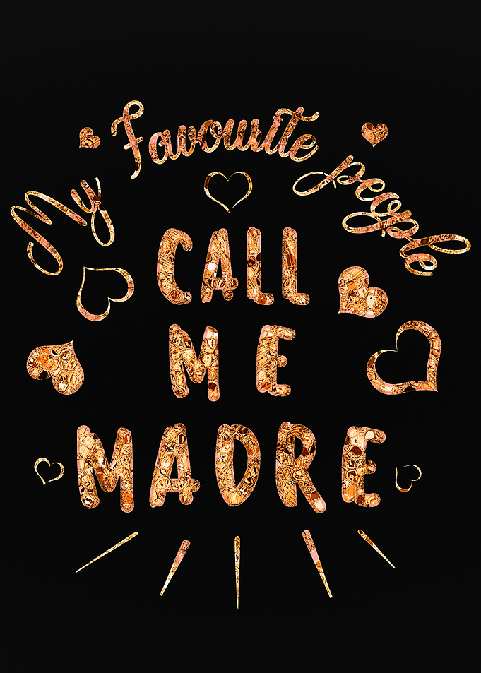 Madre gold drawn quote