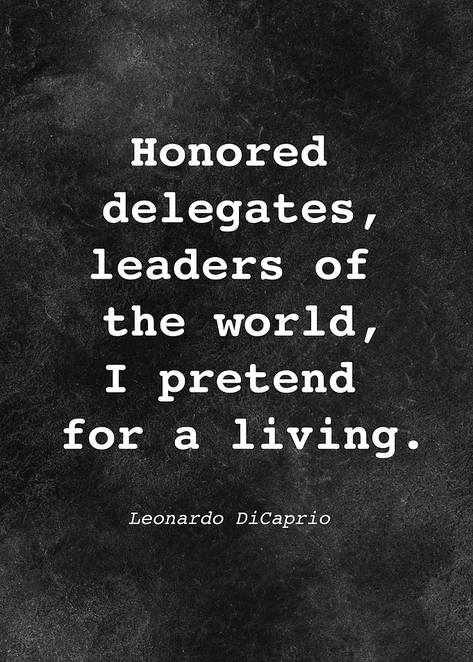 Leo DiCaprio Quote D029