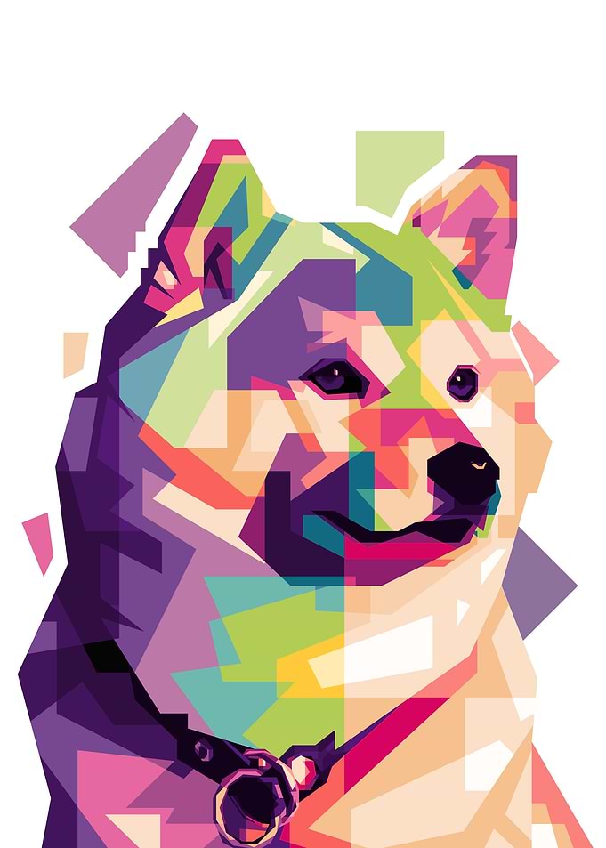 Shiba Inu Popart Wpap