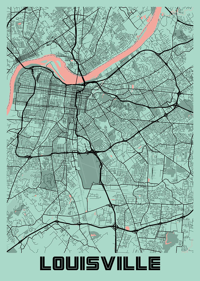 Louisville Peony City Map