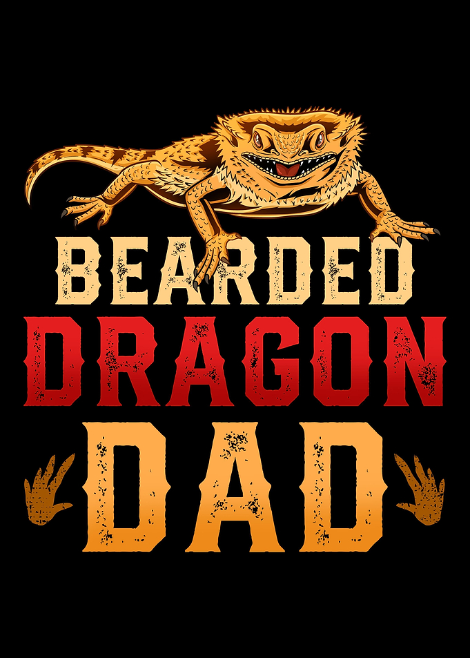 Bearded Dragon Dad Lizard