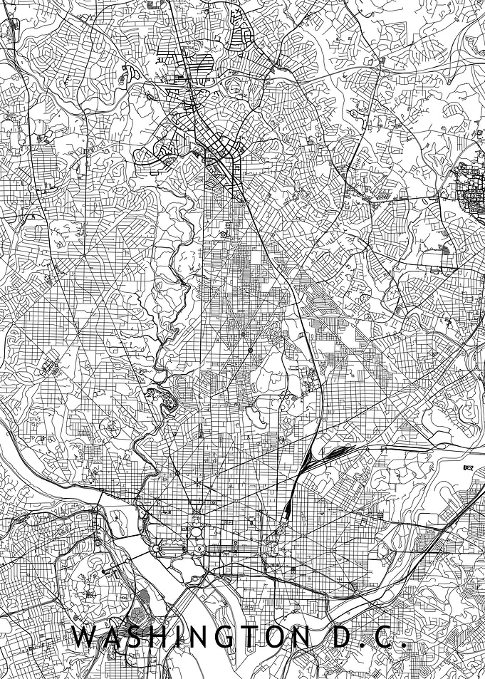Washington DC Map