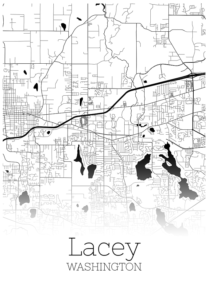 Lacey Washington city map