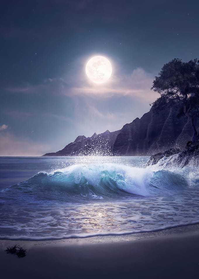 Glowing Wave