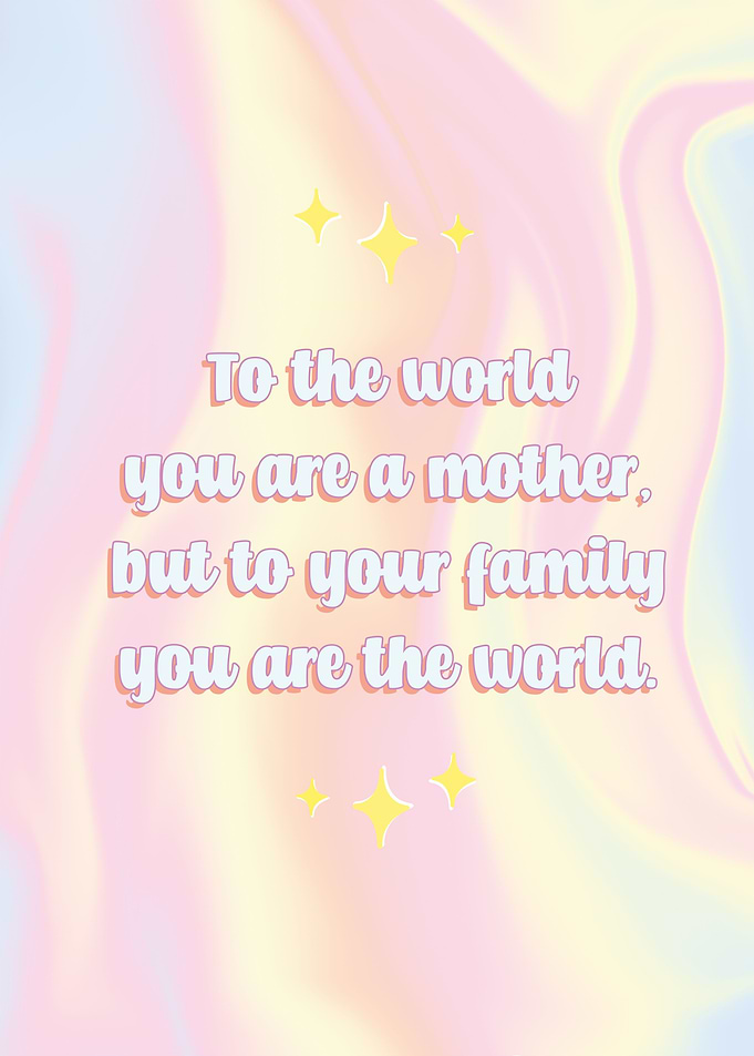 Iridescent Art Mothers Day