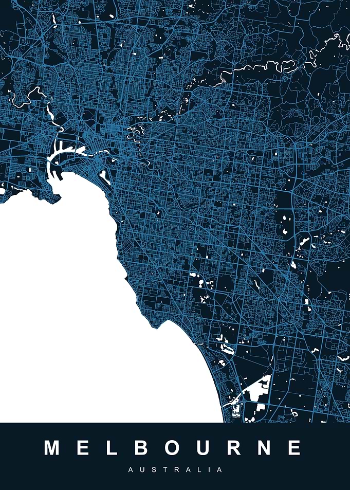 MELBOURNE City Map