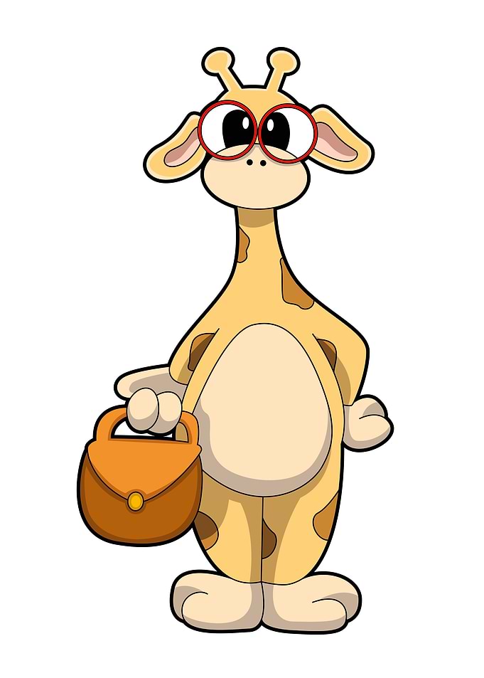 Giraffe Glasses Bag