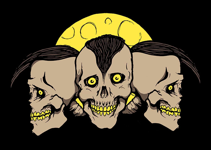 Trio Bats Head