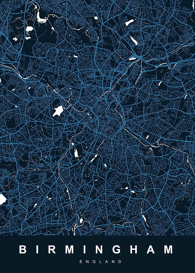 BIRMINGHAM Art Map England
