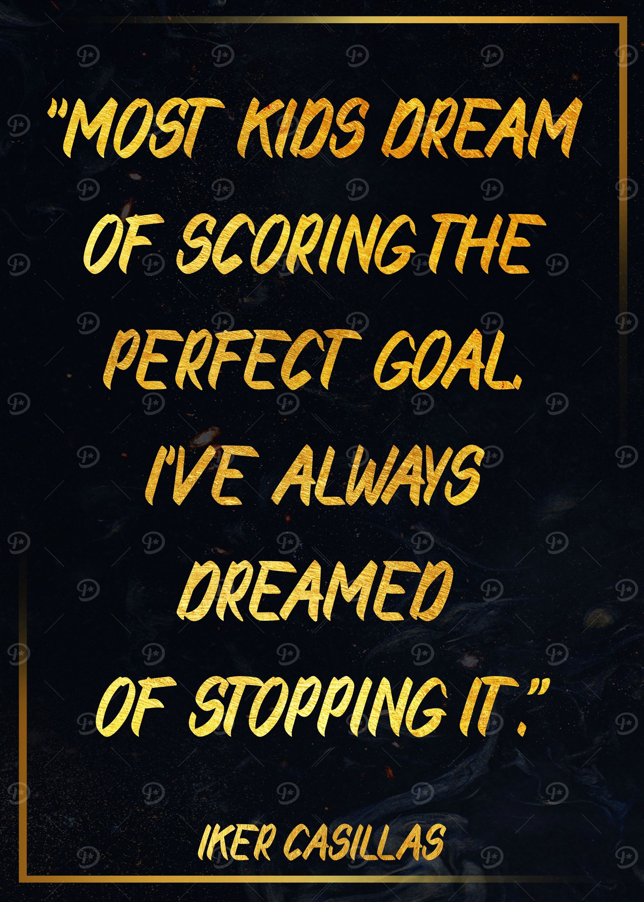 IKER CASILLAS Golden Quote