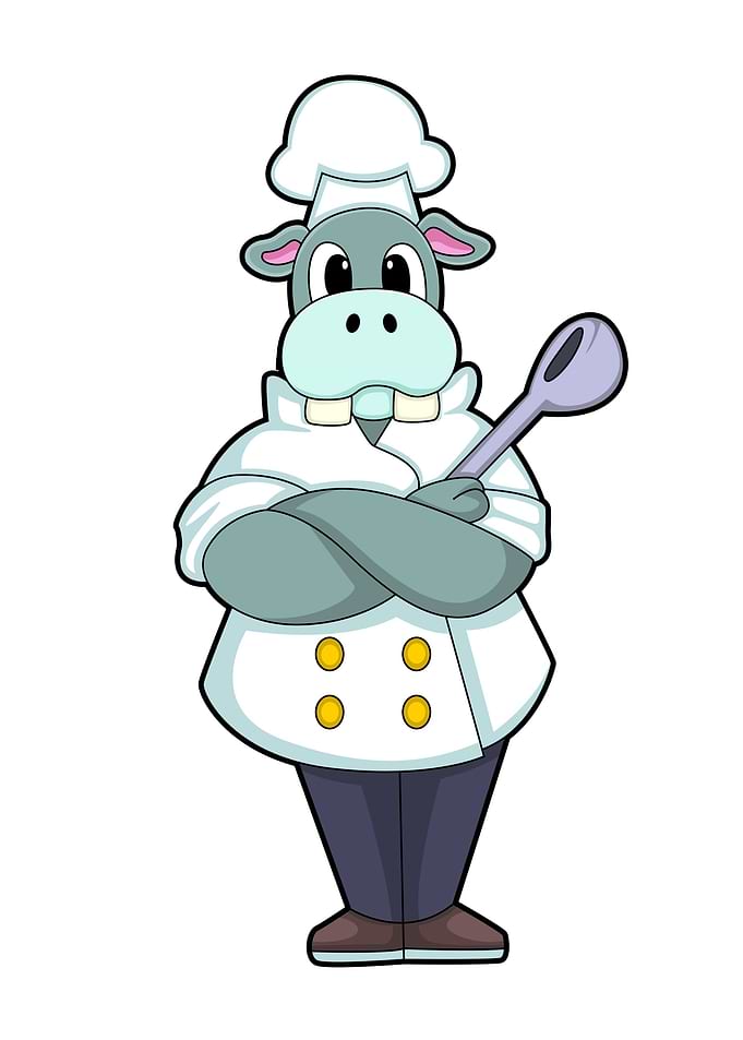 Hippo Cook Wooden spoon