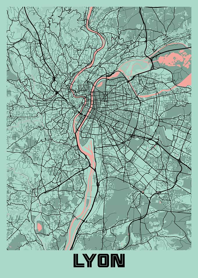 Lyon Peony City Map
