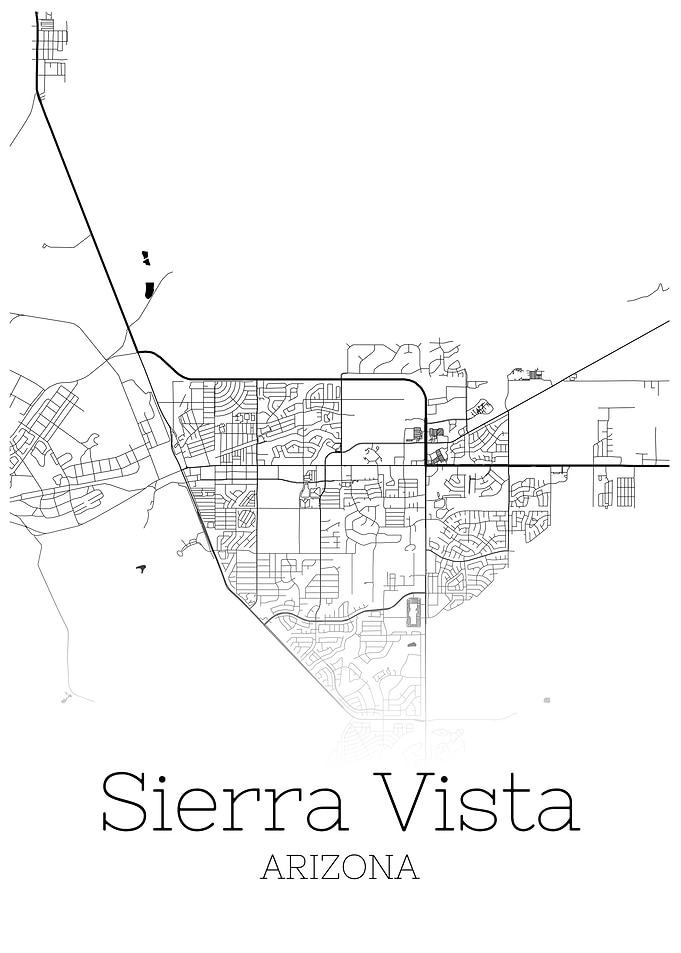 Sierra Vista Arizona map