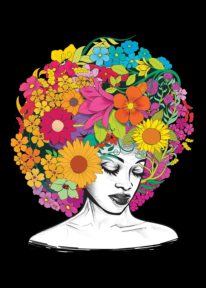 Afro Black Women Melanin