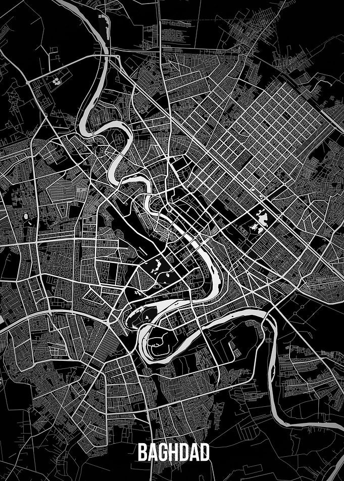Baghdad dark map