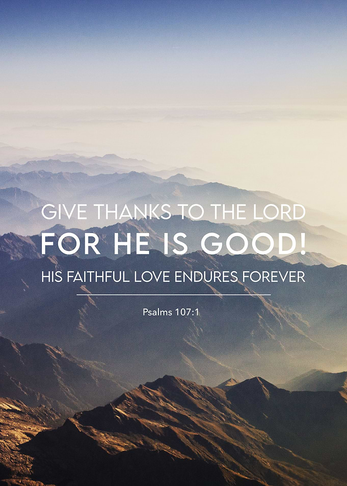 Psalms 107 verse 1