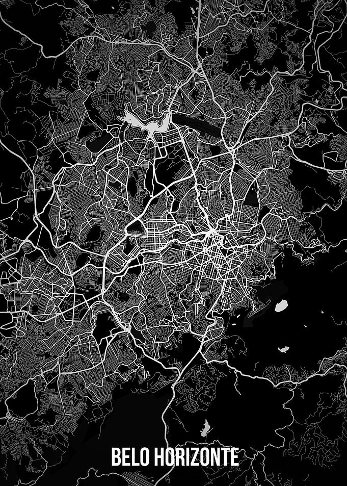 Belo Horizonte dark map