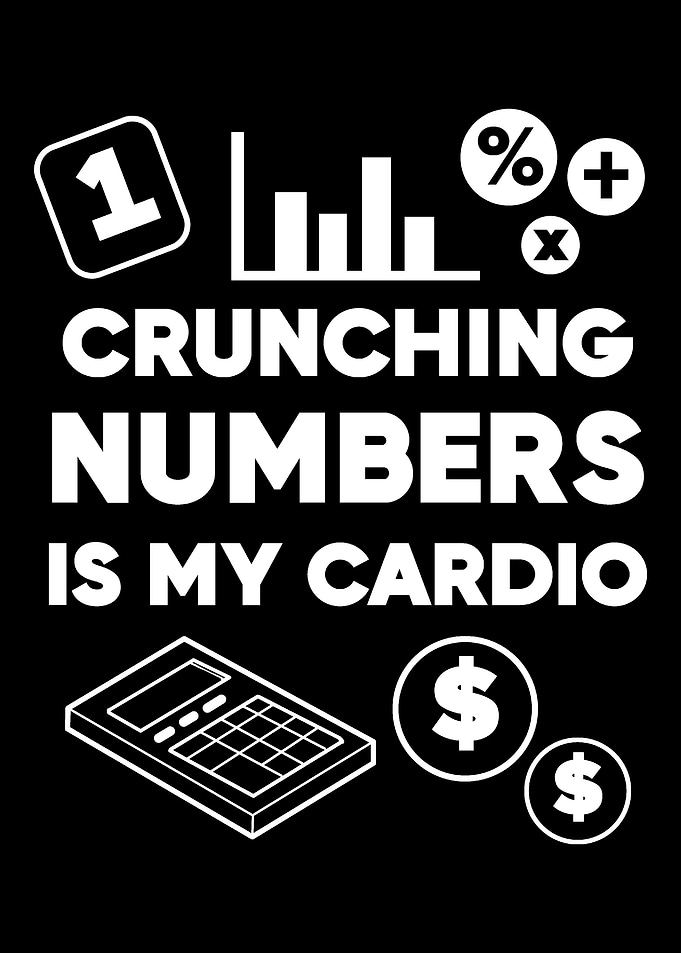 Crunching Numbers Funny Bo