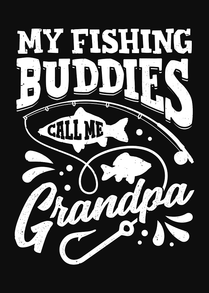 Fishing Grandpa Design