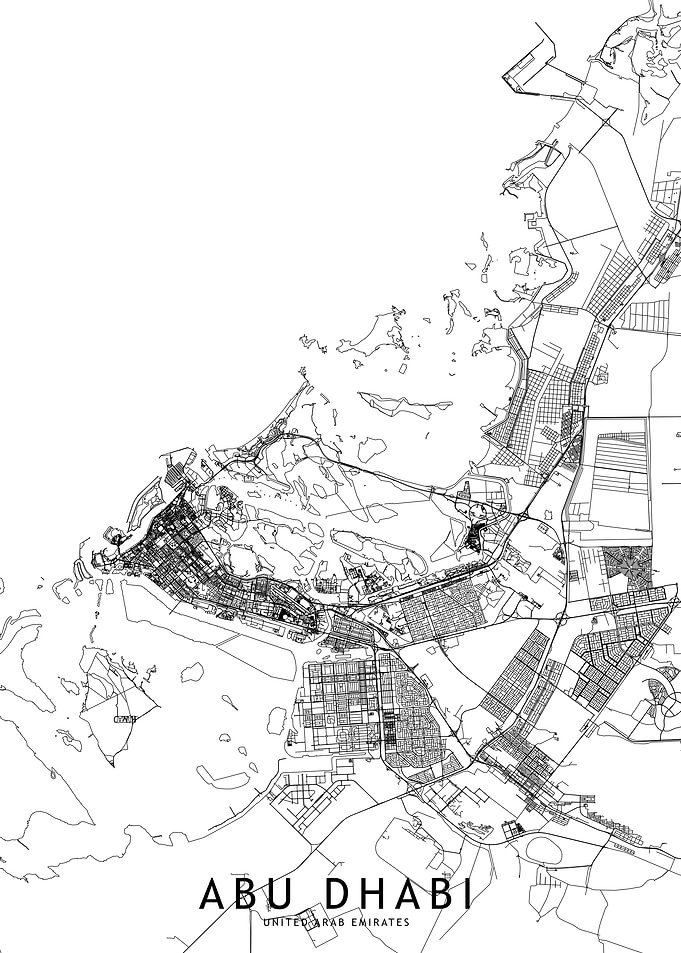 Abu Dhabi Map