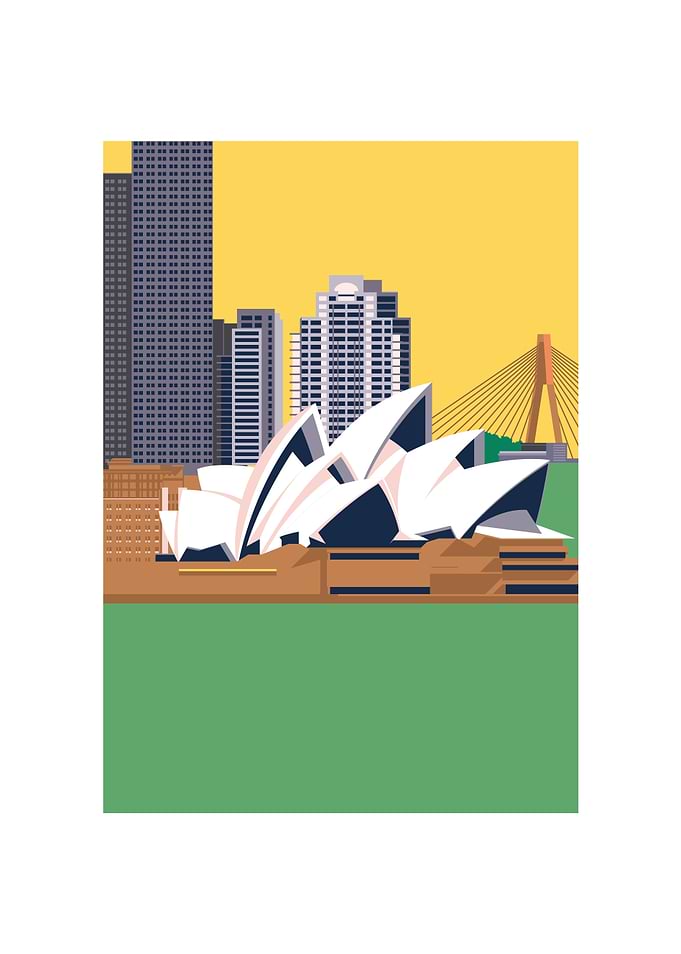 Sydney Opera House Vintage