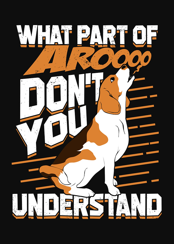 Funny Beagle Dog Design