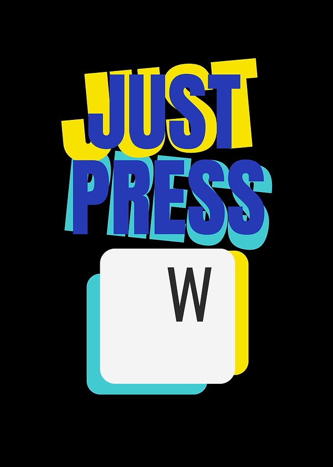 Just Press W Keyboard