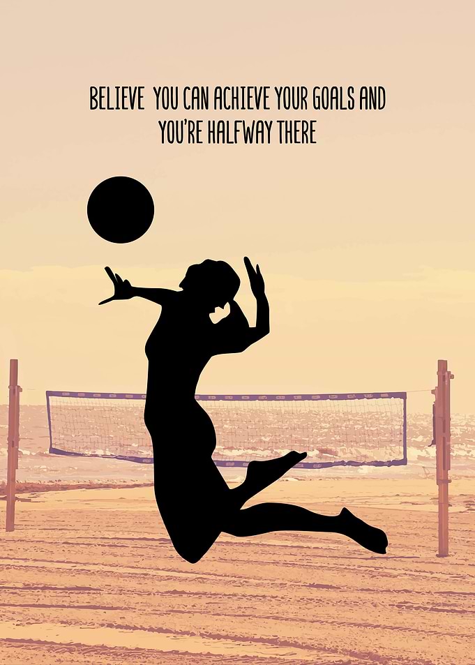 Volleyball Wall Art Decor