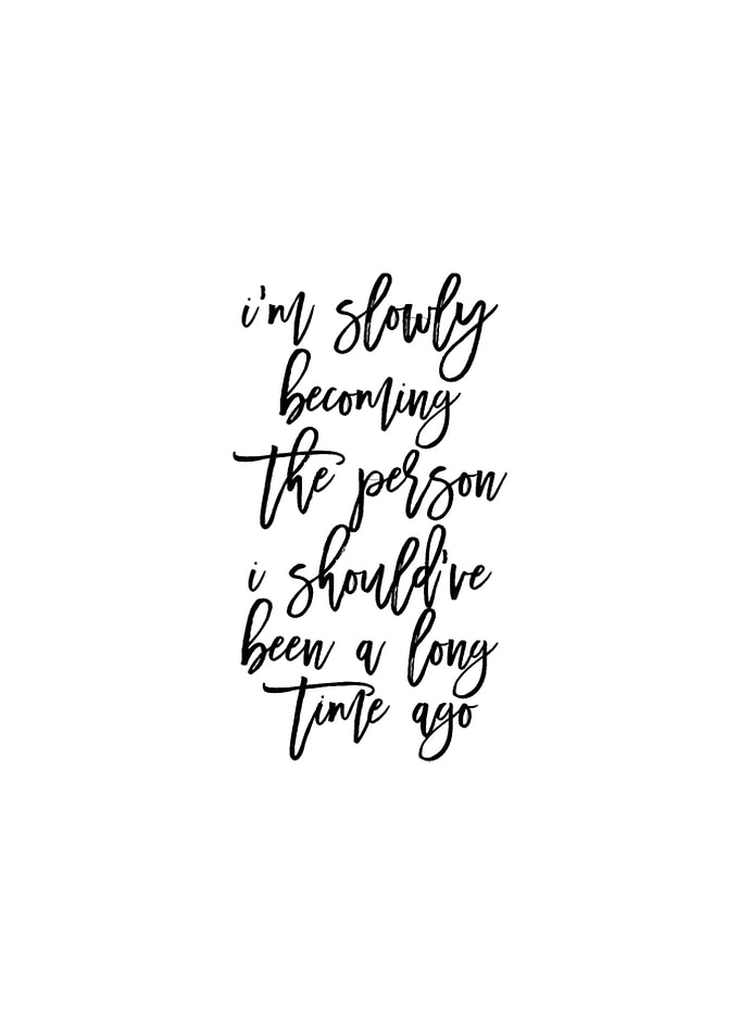 Positive Quote Wall Poster