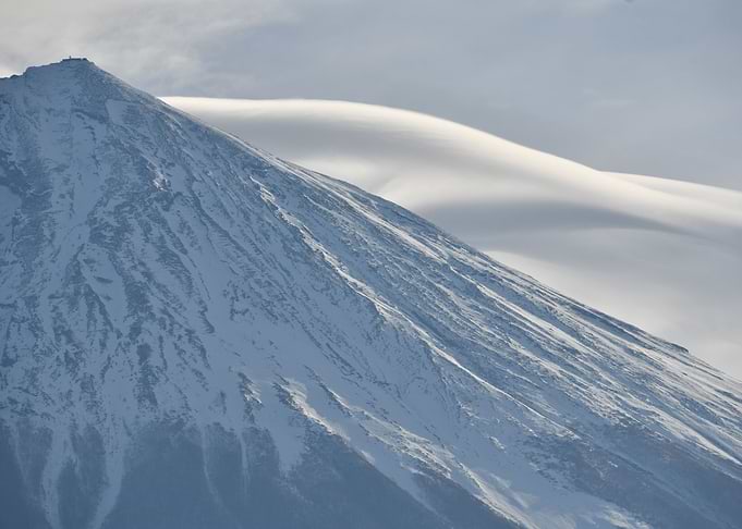 Slopes of Mt Fuji