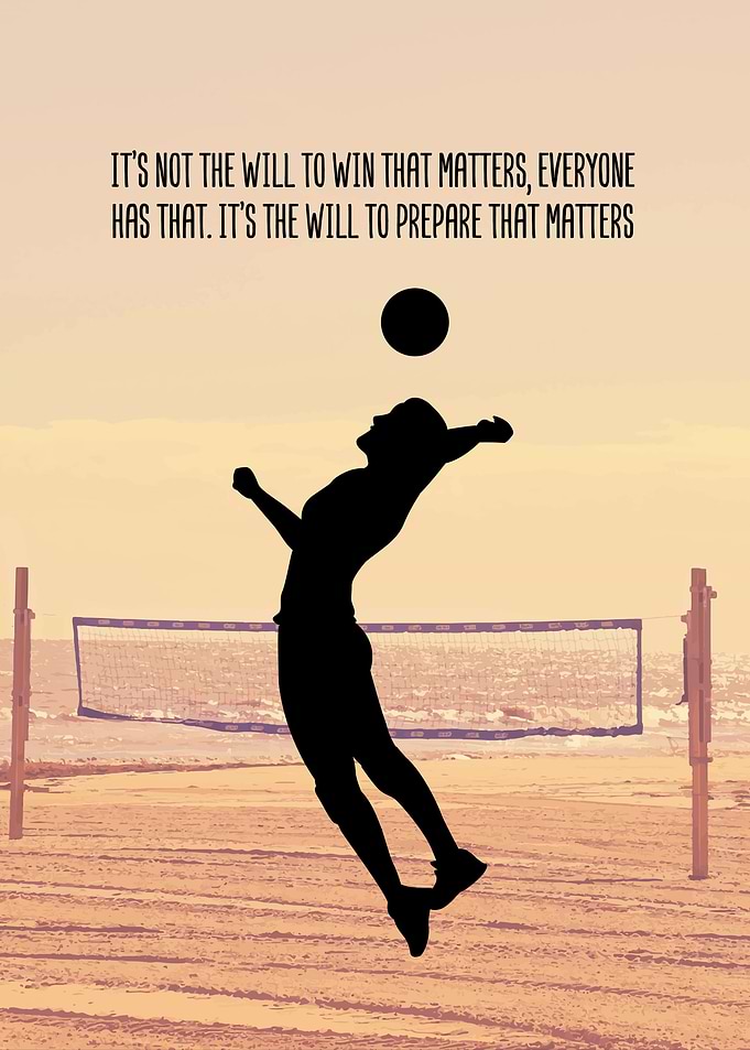 Volleyball Wall Art Decor