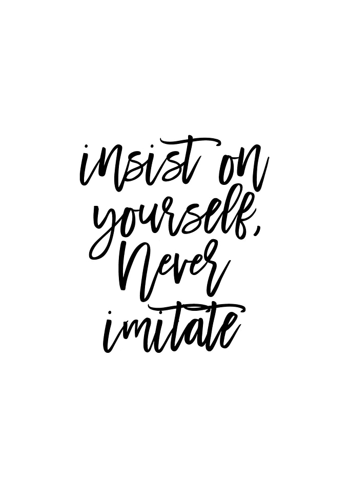 Insist on Yourself WallArt