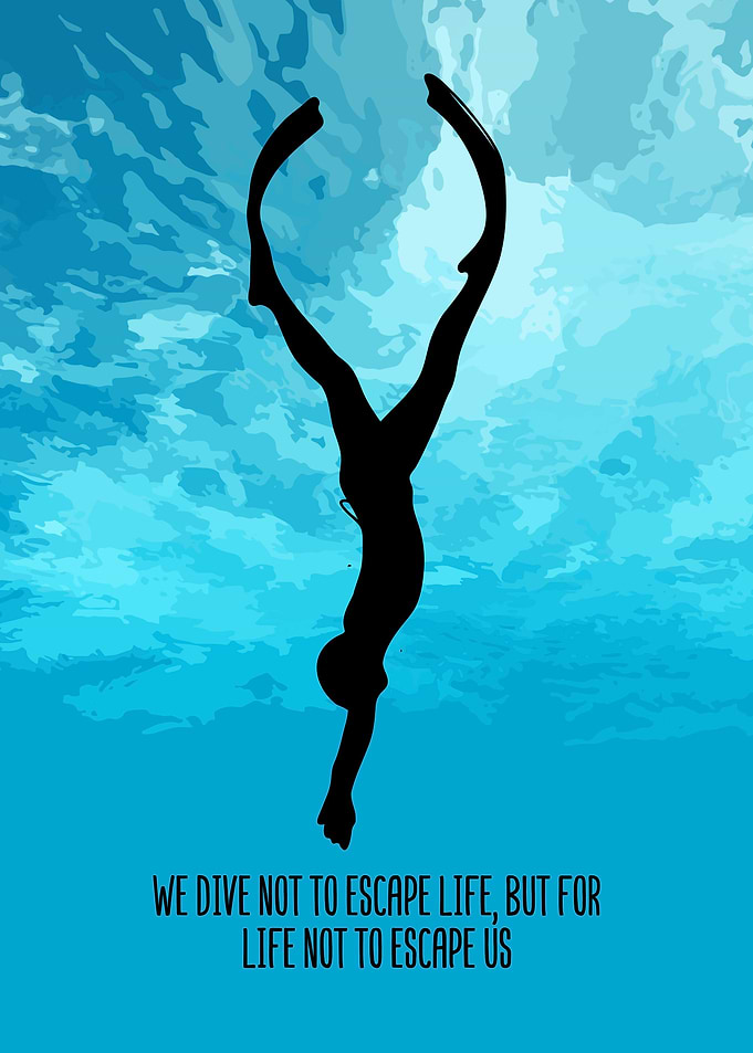 Scuba Diving Wall Art Deco