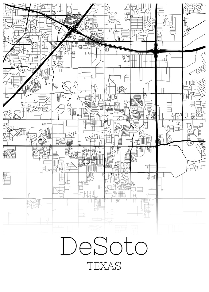 DeSoto Texas city map