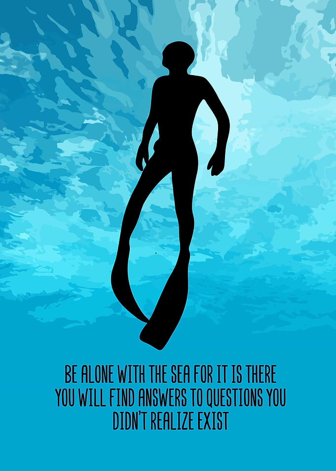 Scuba Diving Wall Art Deco