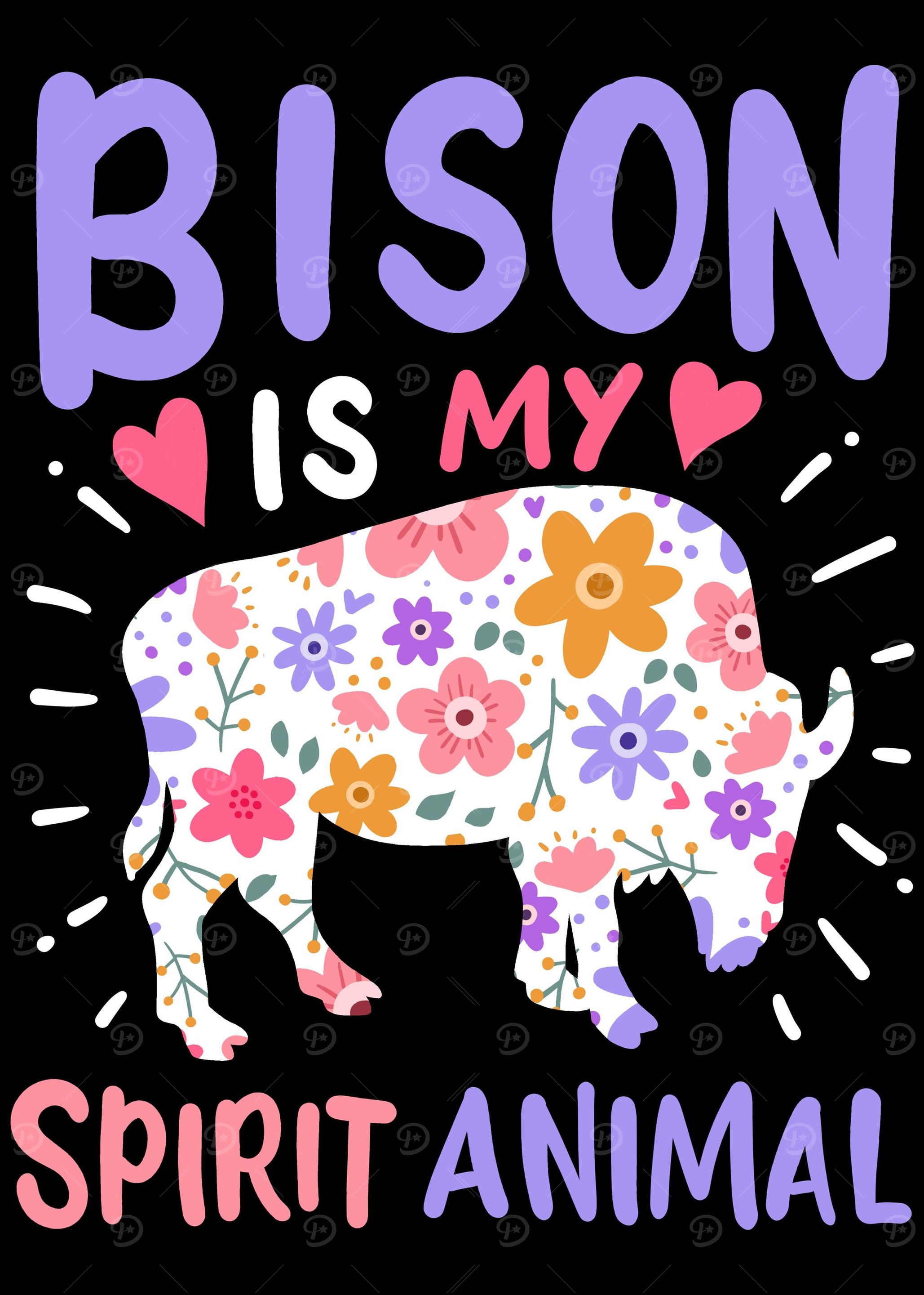 Bison Spirit Animal Bison