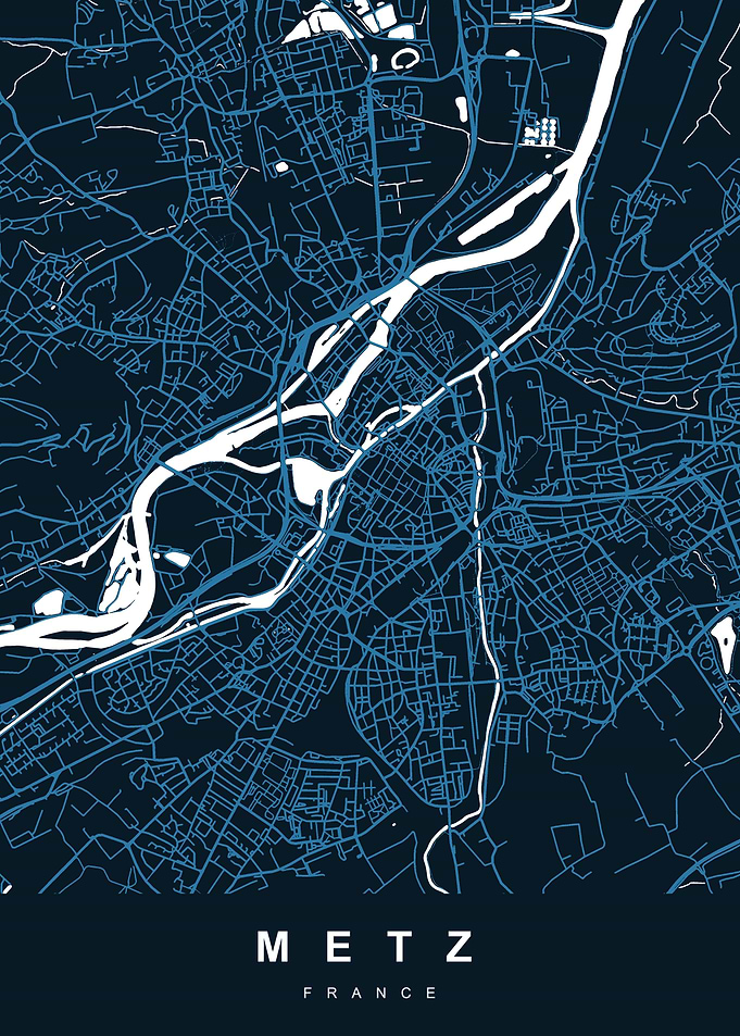 METZ City Map France