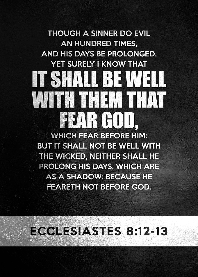 Ecclesiastes 8 12 13