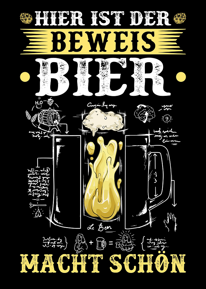 Biertrinker Hopfen Bier