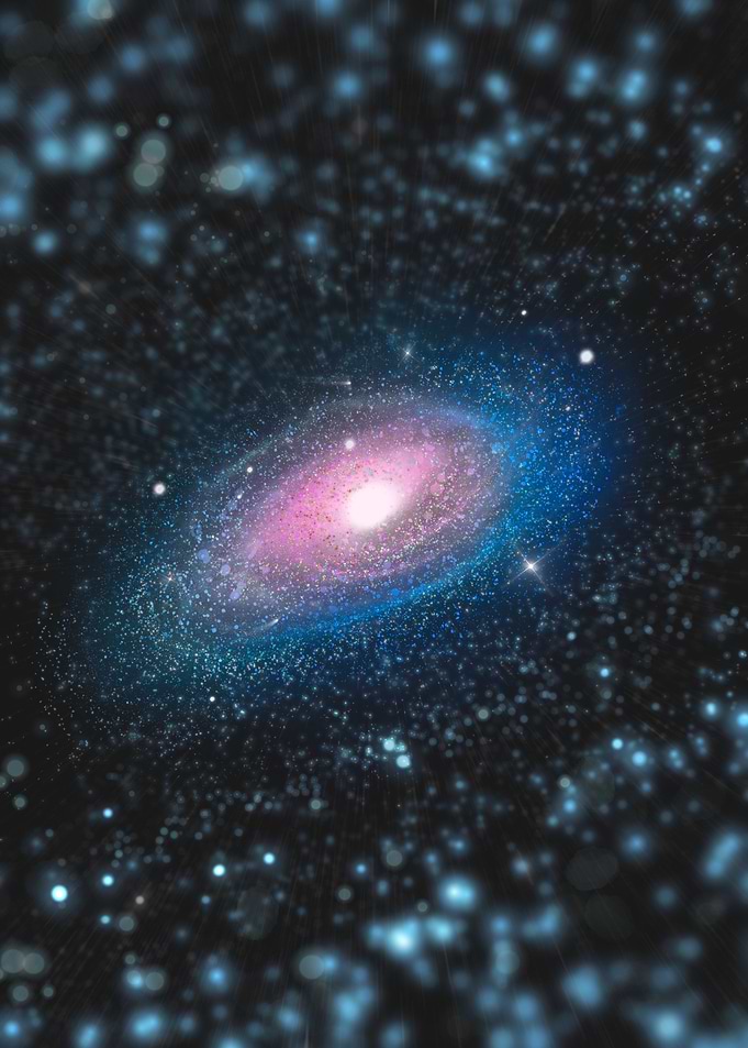 Galaxy on focus