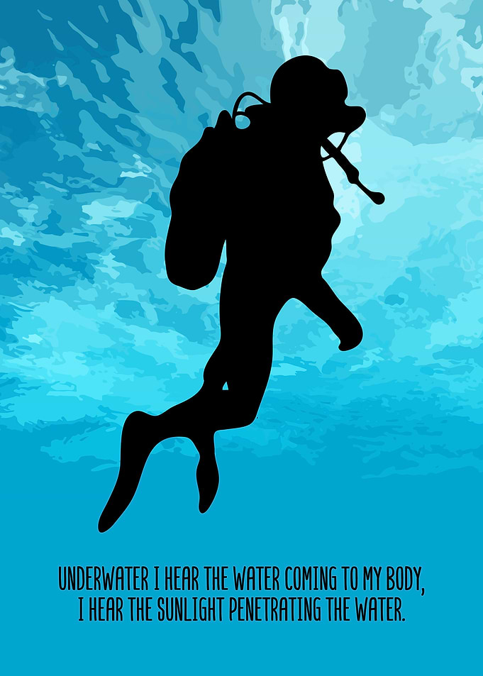 Scuba Diving Wall Art Deco