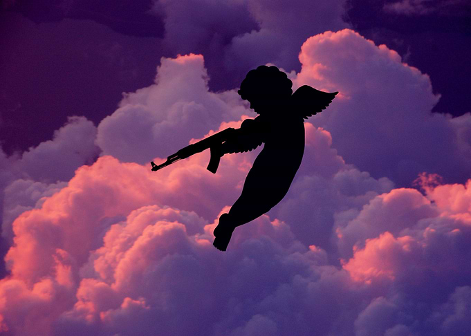 Cupids silhouette