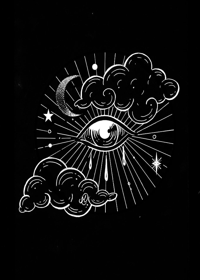 The seeing eye bw