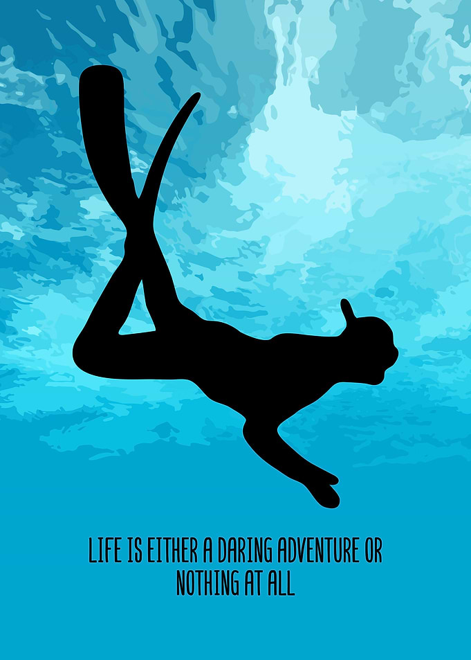 Scuba Diving Wall Art Deco