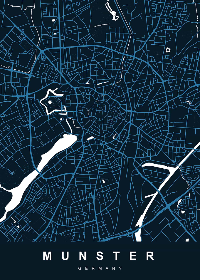 MUNSTER City Map Germany