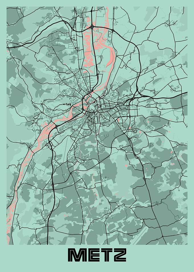 Metz Peony City Map