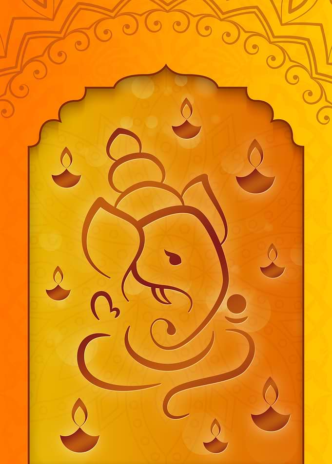 Hindu Ganesh Candles 1